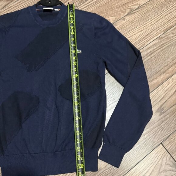 Lacoste LIVE Men’s Navy Blue Crewneck Sweater – Size XS (2) - Picture 10 of 16